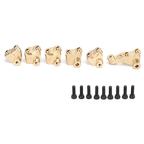 DMLENGOIN RC Messing vordere Hinterachse untere Stoßhalterung 1/10 Zubehör ‑ 6 G63 Upgrade -Teile Gold von DMLENGOIN