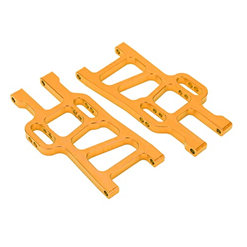 DMLENGOIN RC Unterer Aufhängungsarm Aluminium Unterer Schwingenarm Verbessert das Aussehen Lange Lebensdauer für HSP 94111 94108 (Gold) von DMLENGOIN