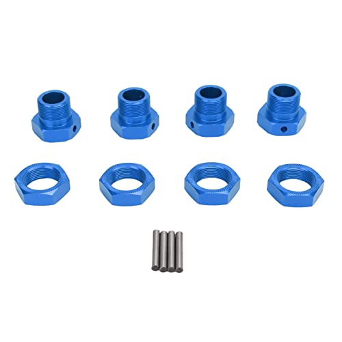 DMLENGOIN RC Wheel Hex Hub Adapter Aluminiumlegierung CNC CNC bearbeitet 24 mm helle Farbe 4 Teile für arrma 1/5 Serie (Blau) von DMLENGOIN