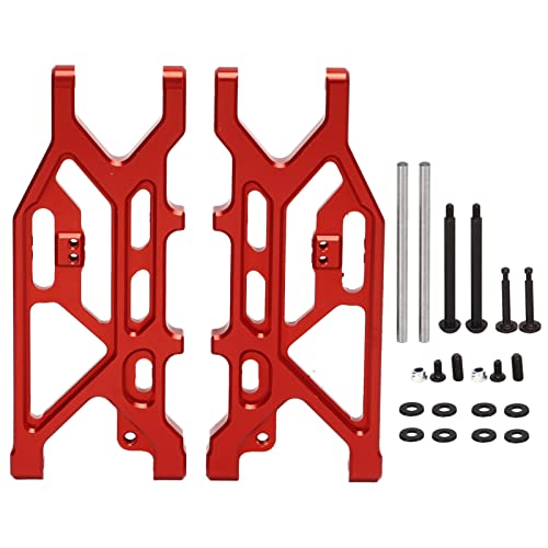 DMLENGOIN RC hinterer unterer Schwingarm Professioneller Metall-Aufhängungsarm ARRMA RC-Car für 1/7 1/8 (Rot) von DMLENGOIN