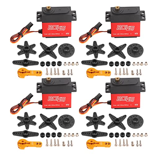 DMLENGOIN Servo -Motor -Metal -Zahnrad mit 270 ° Kontrollwinkel für Roboterrot von DMLENGOIN