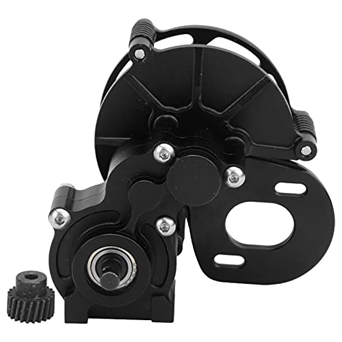 DMLENGOIN Stahlmetall -Getriebe -Getriebe für das Metall -Getriebe -Getriebe für Axial SCX10 RC -Auto (Black) von DMLENGOIN