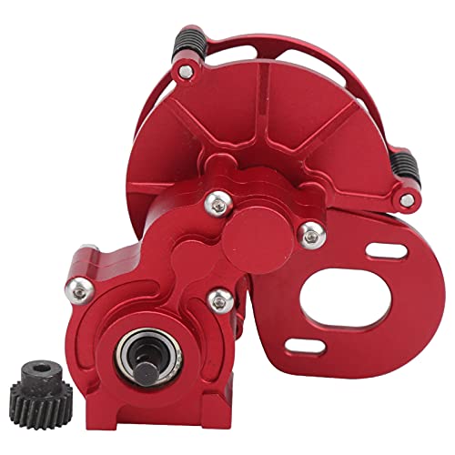 DMLENGOIN Stahlmetall -Getriebe -Getriebe für das Metall -Getriebe -Getriebe für Axial SCX10 RC -Auto (Red) von DMLENGOIN