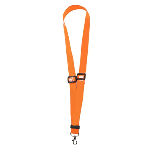 DMLENGOIN Verstellbarer Lanyard -Gurt hochwertiger Metallverschluss für JR Pro FPV Fernbedienung Lanyard Schultergurt geeignet (Orange) von DMLENGOIN