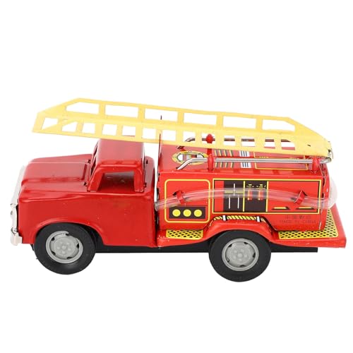 DMLENGOIN Vintage Retro Feuerwehrauto Modell Iron Toy Fire Fire Engine Decor Photography Requisiten Hausdekoration für Innenministerium Sammler von DMLENGOIN