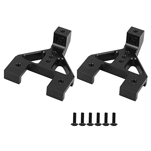 DMLENGOIN Vordere Heckaufhängung Bracket -Stoßdämpfer -Werkzeuge perfekt für RGT 136100 RC Crawler Car Accessoires (Black 680028B) von DMLENGOIN