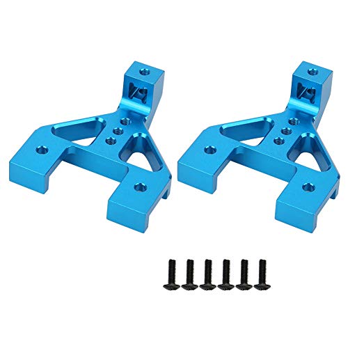 DMLENGOIN Vordere Heckaufhängung Bracket -Stoßdämpfer -Werkzeuge perfekt für RGT 136100 RC Crawler Car Accessoires (Blue 680028B) von DMLENGOIN