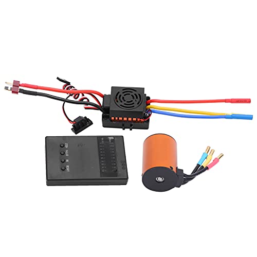 DMLENGOIN Wasserdicht 3650 3100 kV bürstenloser Motor 60A Esc Combo Set für RC -Auto von DMLENGOIN