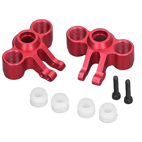 RC Front Hinterachträger Knöchelarm Aluminiumlegierung Kit für Traxxas Revo Slash 1/16 RC -Autos (Rot) von DMLENGOIN