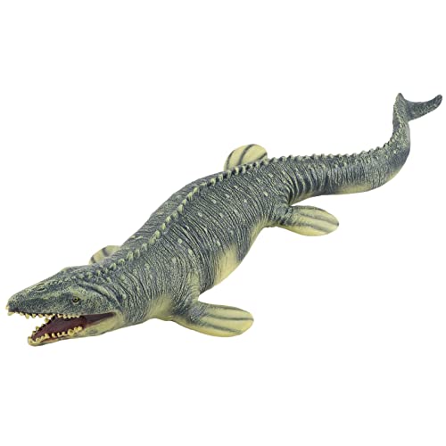 Realistische Mosasaurus Dinosauriermodel Figur Kinder Spielzeug Weihnachts für Kinder Schlafzimmer Dekor 45 cm von DMLENGOIN