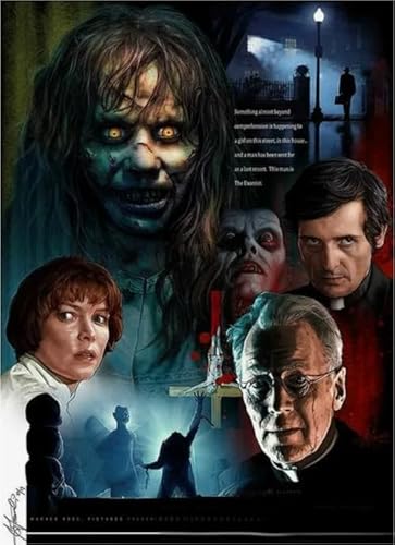 DMQBT 1000 Piece C.Macneil Retro Horror Film Poster Lernspielzeug Für Erwachsene Und Familien Jz40Tw von DMQBT