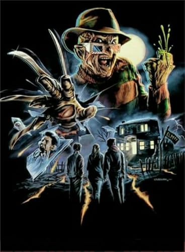 DMQBT 1000 Piece Horror Film Nightmares On Street Poster Lernspielzeug Für Erwachsene Und Familien Jz434Tw von DMQBT