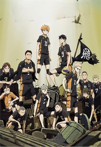 DMQBT 1000 Piece Puzzle Japanese Animes Haikyuu! Wall Art Poster Spielzeug Für Erwachsene Dekompressionsspiel Jz488Tw von DMQBT