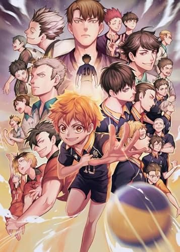 DMQBT 1000 Piece Puzzle Japanese Animes Haikyuu! Wall Art Poster Spielzeug Für Erwachsene Dekompressionsspiel Jz489Tw von DMQBT