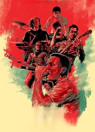 DMQBT 1000 Stück - Buntes Unregelmäßiges Puzzle - Linkins Benningtons Fabric Poster - Stressabbau Spiel Für Erwachsene Kunst Bild - Familienspaß Herausforderungs Spielzeug - DX155ZW DMQBT 1000 Stück - Buntes Unregelmäßiges Puzzle - Linkins Benningtons Fabric Poster - Stressabbau Spiel Für Erwachsene Kunst Bild - Familienspaß Herausforderungs Spielzeug - DX155ZW von DMQBT