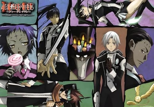 DMQBT Puzzle 1000 Teile Classic Anime D.Gray-Man Posterss Jigsaw Colorful Ability Game Für Die Ganze Familie Erwachsener Wp151Yw von DMQBT