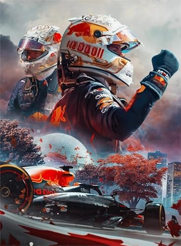 DMQBT Puzzle 1000 Teile Racing F1 Posters Jigsaw Colorful Ability Game Für Die Ganze Familie Erwachsener Wp333Yw von DMQBT