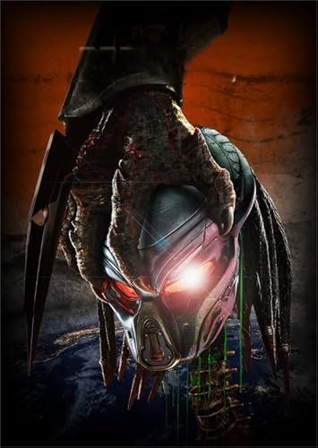 DMQBT Puzzle 1000 Teile Retro Horror Film Predators Poster for Adult Family Decompression Toy Xt225Kw von DMQBT