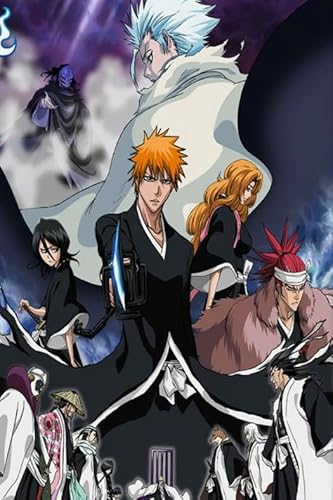 DMQBT Puzzle 1000 Teilen ‌Kurosaki Japanese Animes Poster Dekompressionsspielzeug Für Erwachsene Jz636Tw von DMQBT