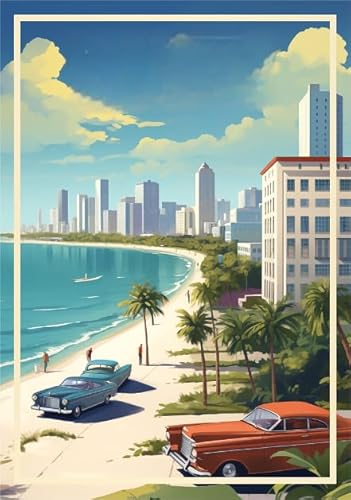 DMQBT Puzzle 1500 Stück - Bunt Puzzle - Bilder - Gifts - Miamis Travel Poster - Spiele Zur Stressreduzierung Für Die Ganze Familie - Wand Kunst Dekoration - Xp196Qk DMQBT Puzzle 1500 Stück - Bunt Puzzle - Bilder - Gifts - Miamis Travel Poster - Spiele Zur Stressreduzierung Für Die Ganze Familie - Wand Kunst Dekoration - Xp196Qk von DMQBT