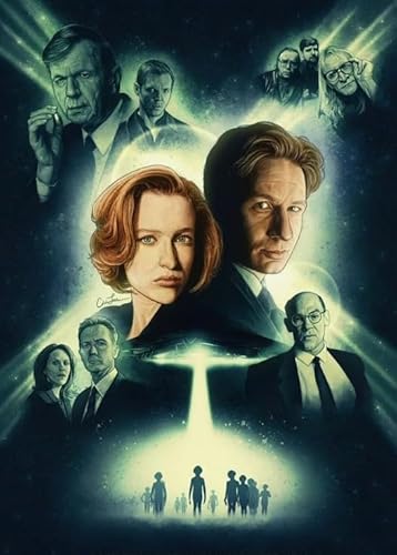 DMQBT Puzzles 1000 Teilen D.Duchovny X Film Poster Puzzles Lernspielzeug Für Erwachsene Und Familien Jz34Tw von DMQBT