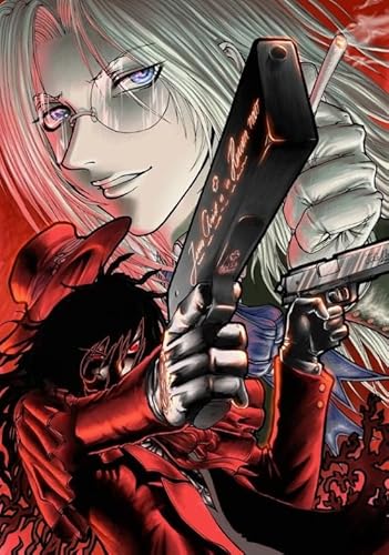 DMQBT Puzzles 1000 Teilen Japanese Anime Hellsing Poster Puzzles Lernspielzeug Für Erwachsene Und Familien Jz130Tw von DMQBT