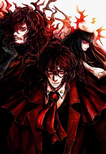 DMQBT Puzzles 1000 Teilen Japanese Anime Hellsing Poster Puzzles Lernspielzeug Für Erwachsene Und Familien Jz131Tw von DMQBT