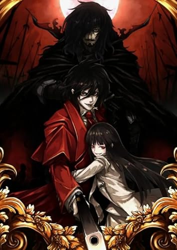 DMQBT Puzzles 1000 Teilen Japanese Anime Hellsing Poster Puzzles Lernspielzeug Für Erwachsene Und Familien Jz132Tw von DMQBT