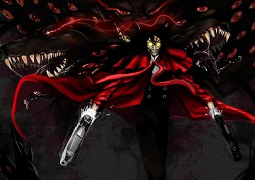 DMQBT Puzzles 1000 Teilen Japanese Anime Hellsing Poster Puzzles Lernspielzeug Für Erwachsene Und Familien Jz133Tw von DMQBT