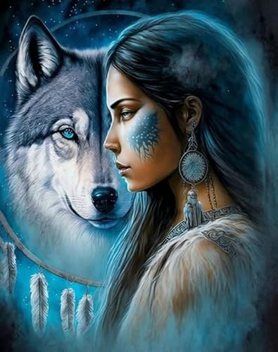 DMQBT Schwieriges Puzzle ,1000 Teile Puzzle , Girlss and Wolfs Art Bilder ,Personalisiertes Herausforderungs Spielzeug Für Erwachsene - DX57ZW DMQBT Schwieriges Puzzle ,1000 Teile Puzzle , Girlss and Wolfs Art Bilder ,Personalisiertes Herausforderungs Spielzeug Für Erwachsene - DX57ZW von DMQBT