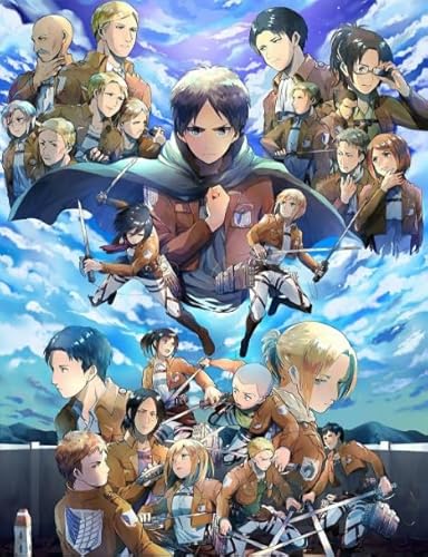 DMQBT Schwieriges Puzzle 1000 Teile - Bunt - Japanese Animes Attackss On Titanss Poster - Personalisiertes Puzzle Spielzeug Für Erwachsene - DX381ZW DMQBT Schwieriges Puzzle 1000 Teile - Bunt - Japanese Animes Attackss On Titanss Poster - Personalisiertes Puzzle Spielzeug Für Erwachsene - DX381ZW von DMQBT