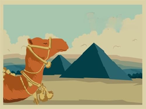 DMQBT Unregelmäßig 1000 Stück - Schwieriges Puzzle - Egypt Vintage Travels Poster - Puzzlespielzeug Zum Stressabbau Für Erwachsene Und Familien - DX232ZW DMQBT Unregelmäßig 1000 Stück - Schwieriges Puzzle - Egypt Vintage Travels Poster - Puzzlespielzeug Zum Stressabbau Für Erwachsene Und Familien - DX232ZW von DMQBT