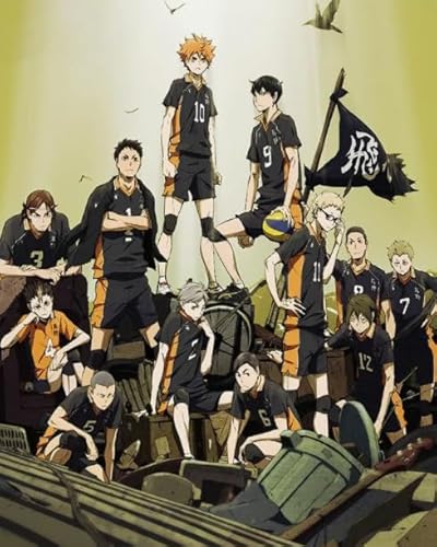 Japanese Animes Haikyuu,1000 Stück Puzzles Picture,Colourful Art Picture,Lernspielzeug Für Kinder,Gedächtnis- Und Wahrnehmungsspiele,Wand Kunst Dekoration Cf278Tn von DMQBT