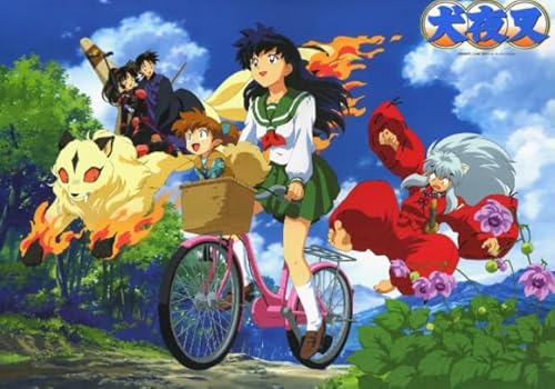 Japanese Animes Inuyashas,1000 Stück,Puzzles Art Picture,Colourful,Lernspielzeug Für Kinder,Gedächtnis- Und Wahrnehmungsspiele,Challenge,Puzzles Für Erwachsene Cf527Tn von DMQBT