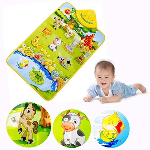 DMZK Musical Teppich,Baby Musical Spielteppich Matte,Touch Spiel Matte für Baby von DMZK