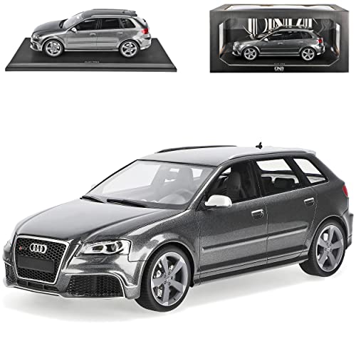 DNA Collectibles A*U*D*I A3 RS3 8P Sportback 5 Türer Daytona Grau 2. Generation 2003-2013 1/18 Modell Auto von DNA Collectibles