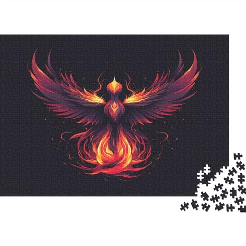 Feuer Phoenix 1000 Teile Puzzle, Puzzles Für Erwachsene, 1000 Teile Puzzlespiel Für Jugendliche & Erwachsene Puzzlespiel Puzzel 1000pcs (75x50cm) von DNASVLETZ