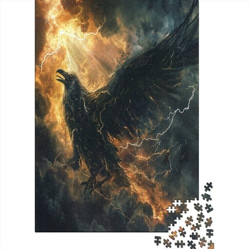 Adler Puzzle 1000 Teile,Puzzle Für Erwachsene, Impossible Puzzle,Puzzle Farbenfrohes Legespiel,GesKükenlichkeitsspiel Für Die Ganze Familie Puzzel 1000pcs (75x50cm) von DNAVSOETR