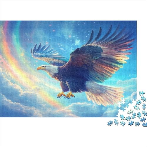 Adler Puzzlespiel 1000 Teile Erwachsene -Puzzle 1000 Stück Spiel Puzzles Für Erwachsene Kinder Puzzle Erwachsenen Puzzlespiel Puzzel 1000pcs (75x50cm) von DNAVSOETR