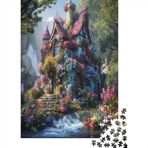 Berghütte Puzzle 1000 Teile Puzzles Für Erwachsene Klassische Puzzles 1000 Teile Erwachsene Puzzlespiel Erwachsene 1000 Teile Erwachsenen Puzzlespiel Puzzel 1000pcs (75x50cm) von DNAVSOETR