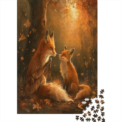 Fuchs Puzzlespiel 1000 Teile Puzzle Für Erwachsene Und Kinder Ab 14 Jahren, Puzzle Erwachsenen Puzzlespi Puzzel 1000pcs (75x50cm) von DNAVSOETR