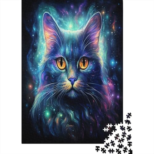 Kat Puzzle 1000 Teile Puzzle Für Erwachsene Und Kinder Ab 14 Jahren Puzzel 1000pcs (75x50cm) von DNAVSOETR