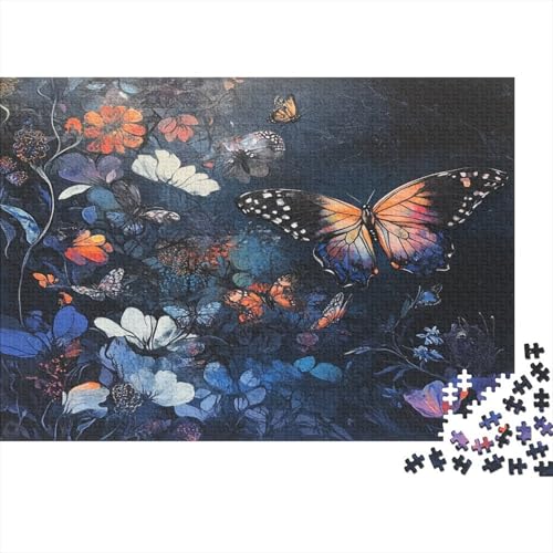 Schmetterling Puzzle 1000 Teile Puzzle Für Erwachsene Und Kinder Ab 14 Jahren Puzzel 1000pcs (75x50cm) von DNAVSOETR