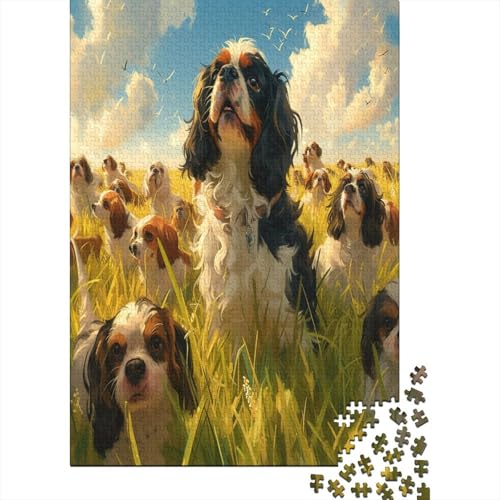 Springer Spaniel Puzzlespiel 1000 Teile Puzzle Für Erwachsene Und Kinder Ab 14 Jahren, Erwachsenen Puzzlespiel Puzzel 1000pcs (75x50cm) von DNAVSOETR