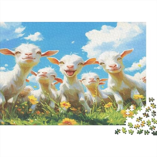 Ziege 1000 Teile Puzzle, Puzzles Für Erwachsene, 1000 Teile Puzzlespiel Für Jugendliche & Erwachsene Puzzlespiel Puzzel 1000pcs (75x50cm) von DNAVSOETR