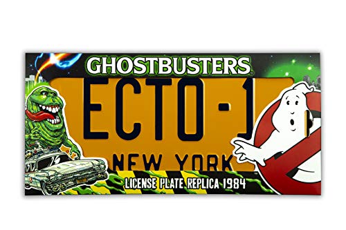 Doctor Collector 8437017951247 Ghostbusters Ecto-1 Nummernschild-Nachbildung, Mehrfarbig, 12 x 6 inch von Doctor Collector