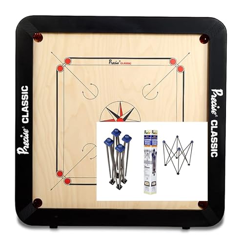 Champion 24mm Precise Profi Carrom - 24 kgs. Next Generation - State Ranking Turnier 2022-2023 - Superfast karrom Ecke - 25 kgs. (mit Luxus Tisch) von DOCTOR SPORT