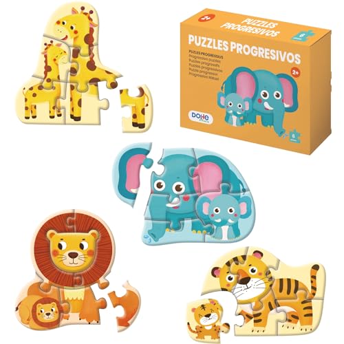 DOHE 6500 Progressive Puzzles für Kinder, Mehrfarbig, 21,5x16x4 cm von DOHE