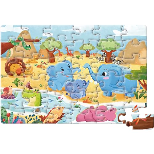 DOHE 65009 Educa Fortschrittliches Puzzle, Teile, Tierwelt, 36 Piezas von DOHE