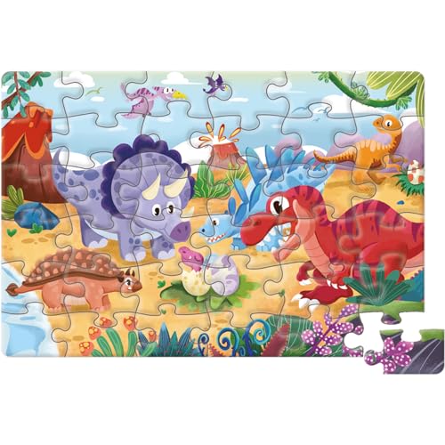 DOHE 65011 Educa Fortschrittliches Puzzle, Teile, Dinosaurier, 36 Piezas von DOHE